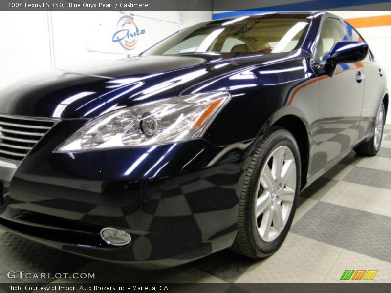 Blue Onyx Pearl / Cashmere 2008 Lexus ES 350