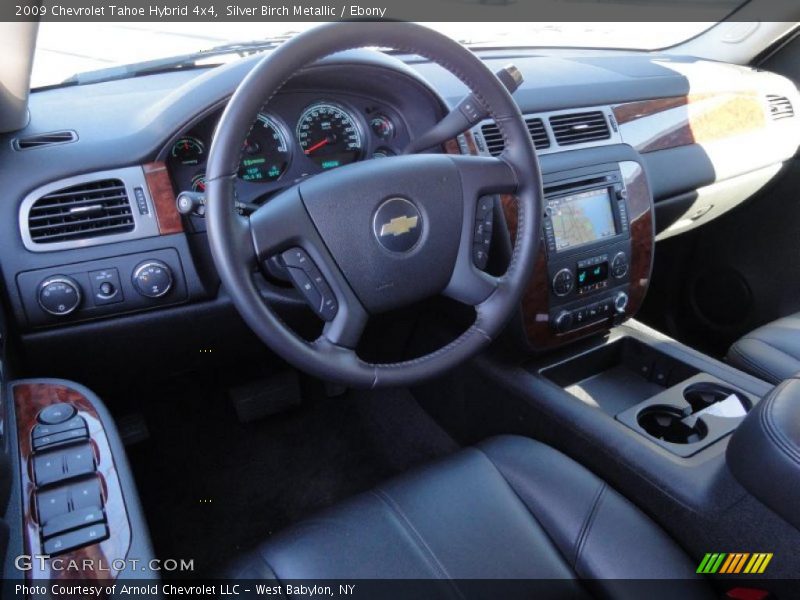  2009 Tahoe Hybrid 4x4 Ebony Interior