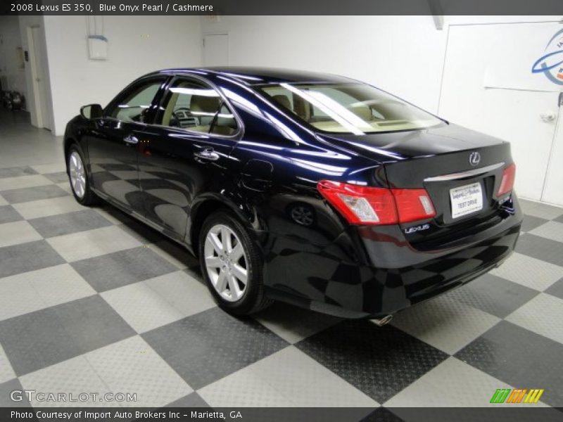 Blue Onyx Pearl / Cashmere 2008 Lexus ES 350
