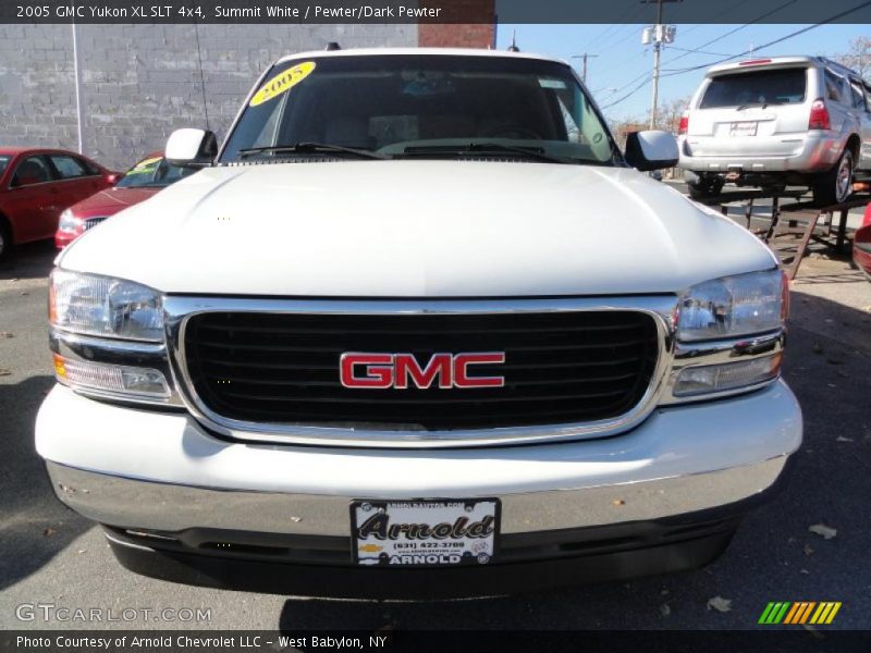 Summit White / Pewter/Dark Pewter 2005 GMC Yukon XL SLT 4x4