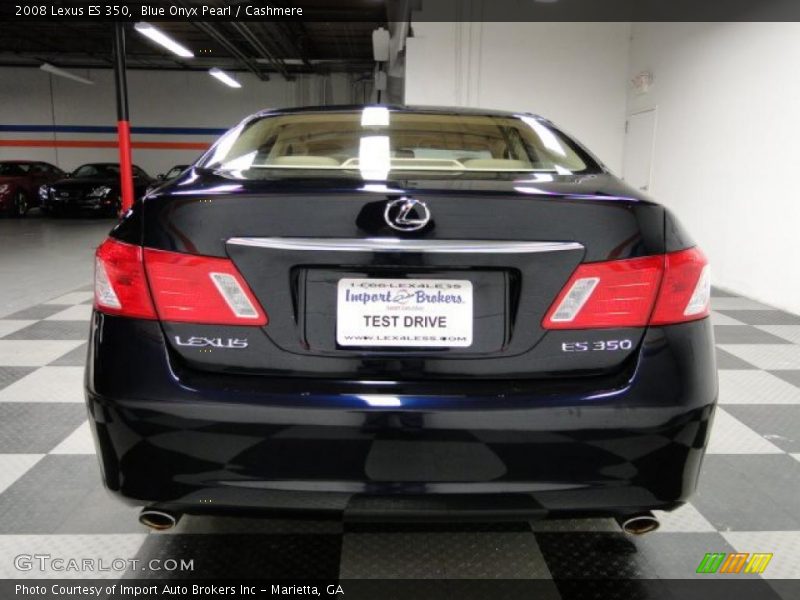 Blue Onyx Pearl / Cashmere 2008 Lexus ES 350
