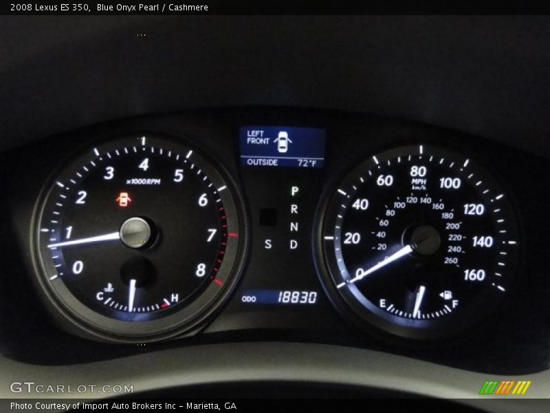  2008 ES 350 350 Gauges
