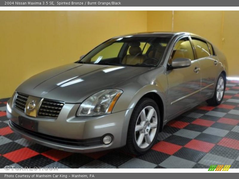 Spirited Bronze / Burnt Orange/Black 2004 Nissan Maxima 3.5 SE