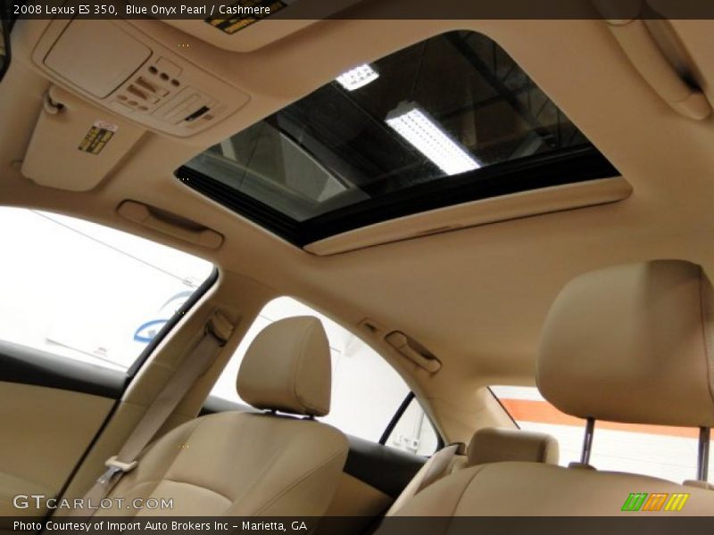 Sunroof of 2008 ES 350