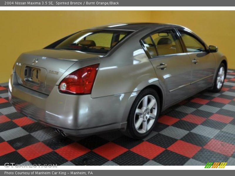Spirited Bronze / Burnt Orange/Black 2004 Nissan Maxima 3.5 SE