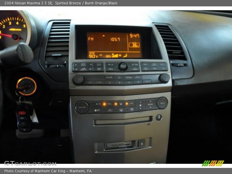Spirited Bronze / Burnt Orange/Black 2004 Nissan Maxima 3.5 SE