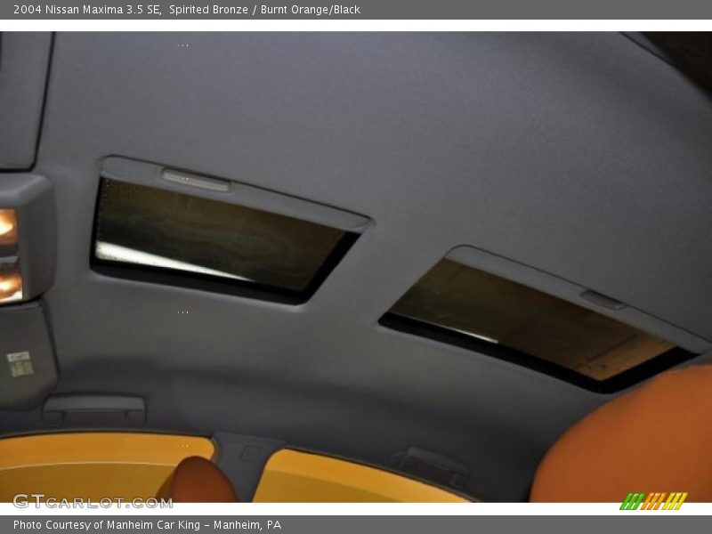 Spirited Bronze / Burnt Orange/Black 2004 Nissan Maxima 3.5 SE