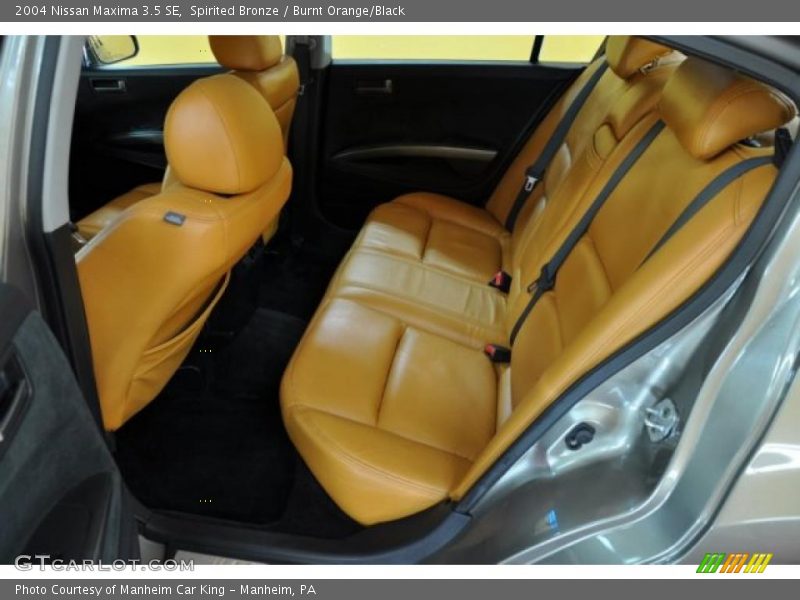  2004 Maxima 3.5 SE Burnt Orange/Black Interior