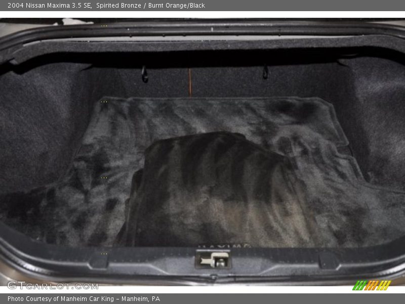 Spirited Bronze / Burnt Orange/Black 2004 Nissan Maxima 3.5 SE