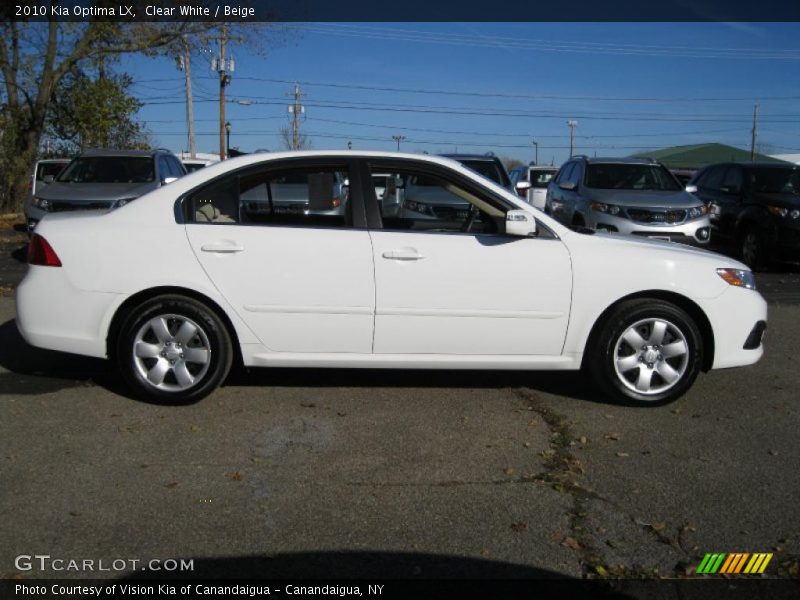  2010 Optima LX Clear White