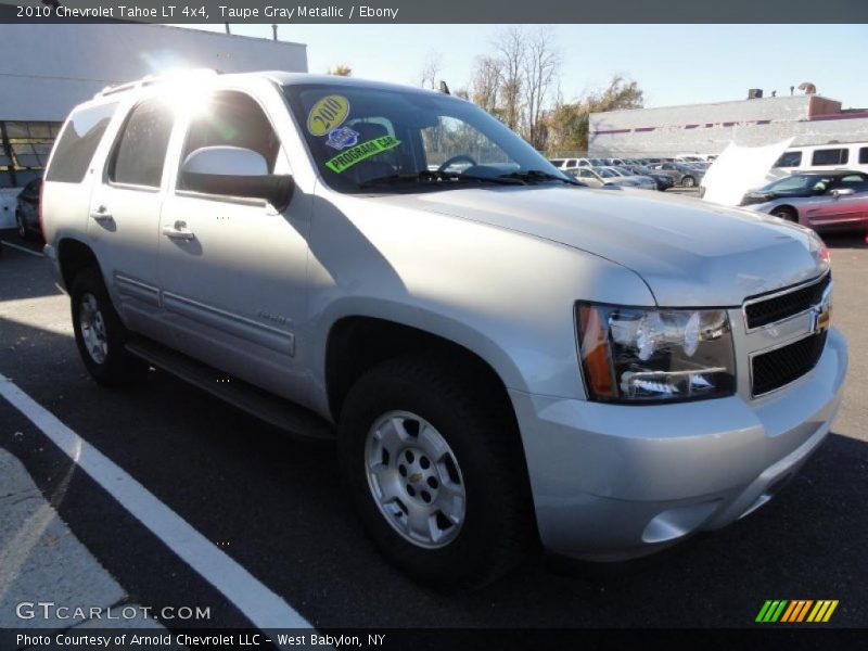 Taupe Gray Metallic / Ebony 2010 Chevrolet Tahoe LT 4x4