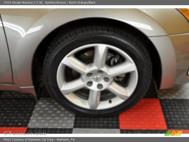 Spirited Bronze / Burnt Orange/Black 2004 Nissan Maxima 3.5 SE