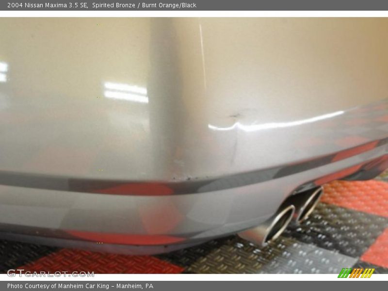 Spirited Bronze / Burnt Orange/Black 2004 Nissan Maxima 3.5 SE