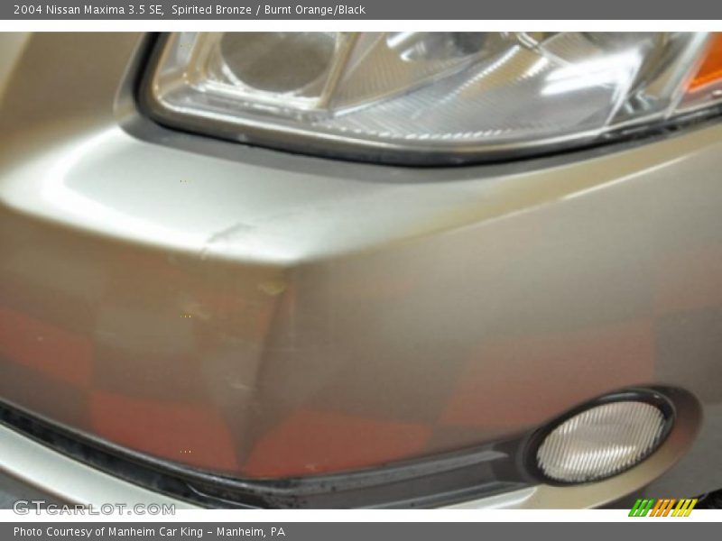 Spirited Bronze / Burnt Orange/Black 2004 Nissan Maxima 3.5 SE