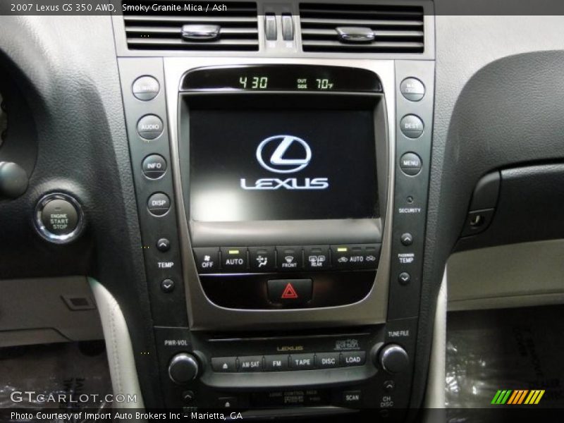 Smoky Granite Mica / Ash 2007 Lexus GS 350 AWD