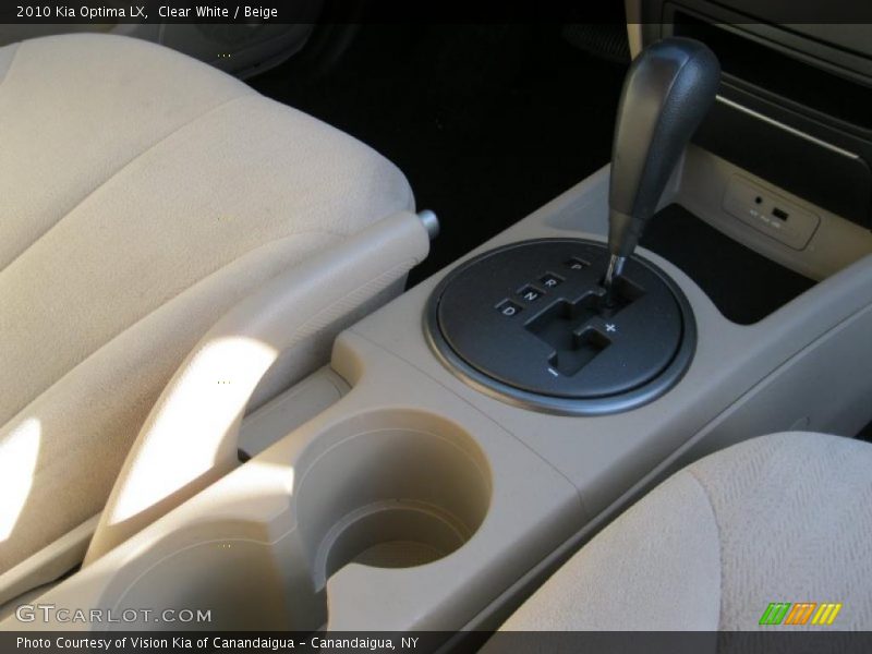 2010 Optima LX 5 Speed Sportmatic Automatic Shifter
