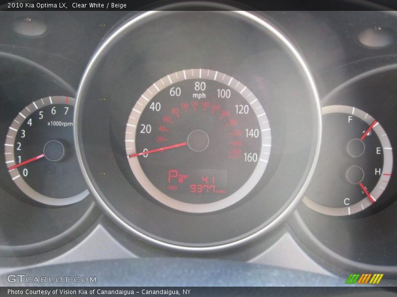  2010 Optima LX LX Gauges