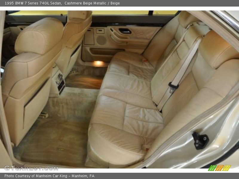 Cashmere Beige Metallic / Beige 1995 BMW 7 Series 740iL Sedan