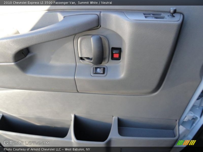 Summit White / Neutral 2010 Chevrolet Express LS 3500 Passenger Van