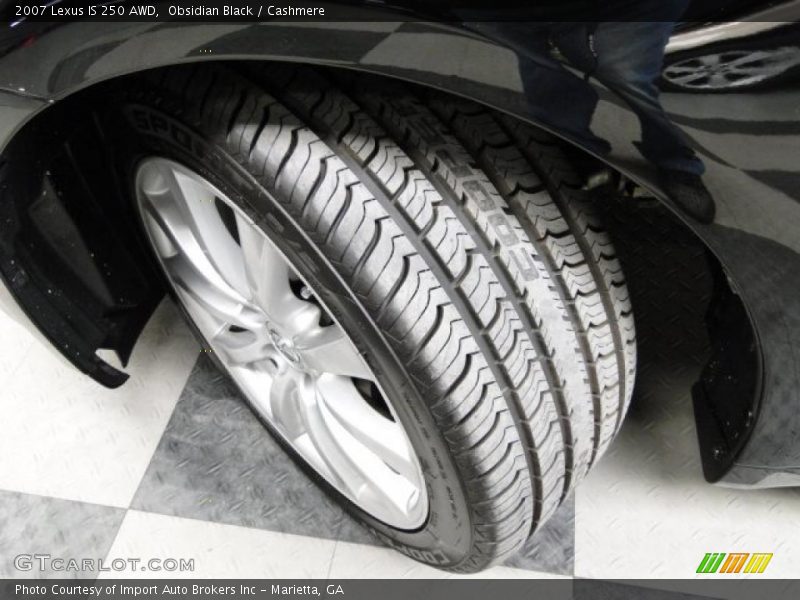 Obsidian Black / Cashmere 2007 Lexus IS 250 AWD