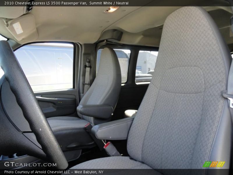 Summit White / Neutral 2010 Chevrolet Express LS 3500 Passenger Van