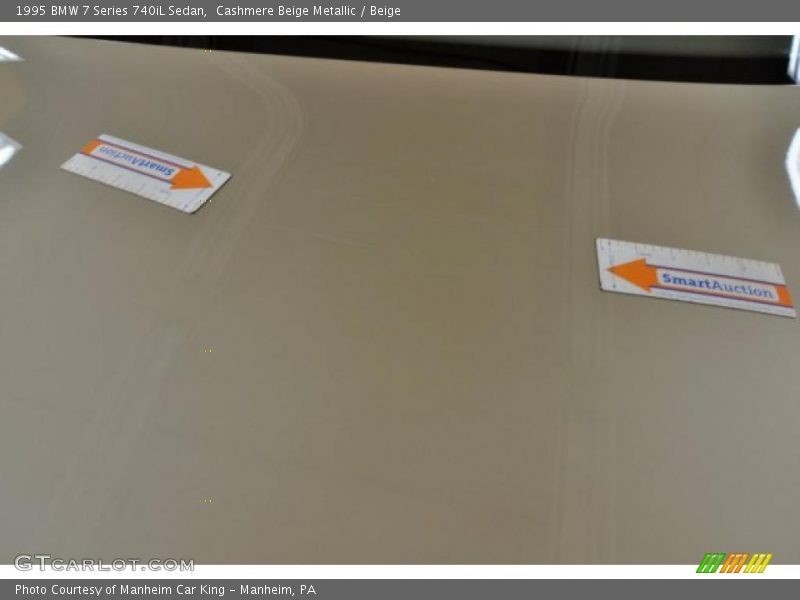 Cashmere Beige Metallic / Beige 1995 BMW 7 Series 740iL Sedan