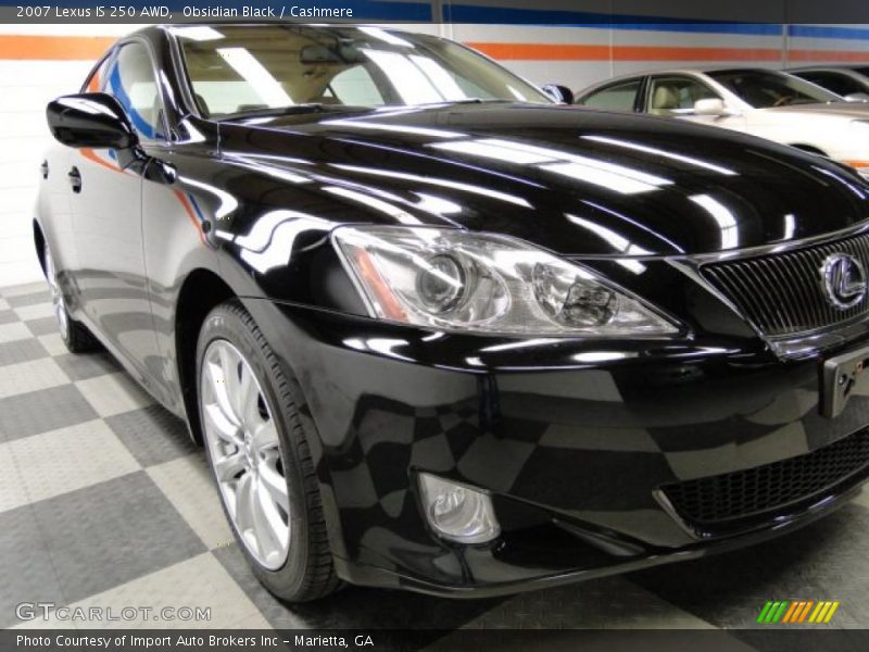 Obsidian Black / Cashmere 2007 Lexus IS 250 AWD