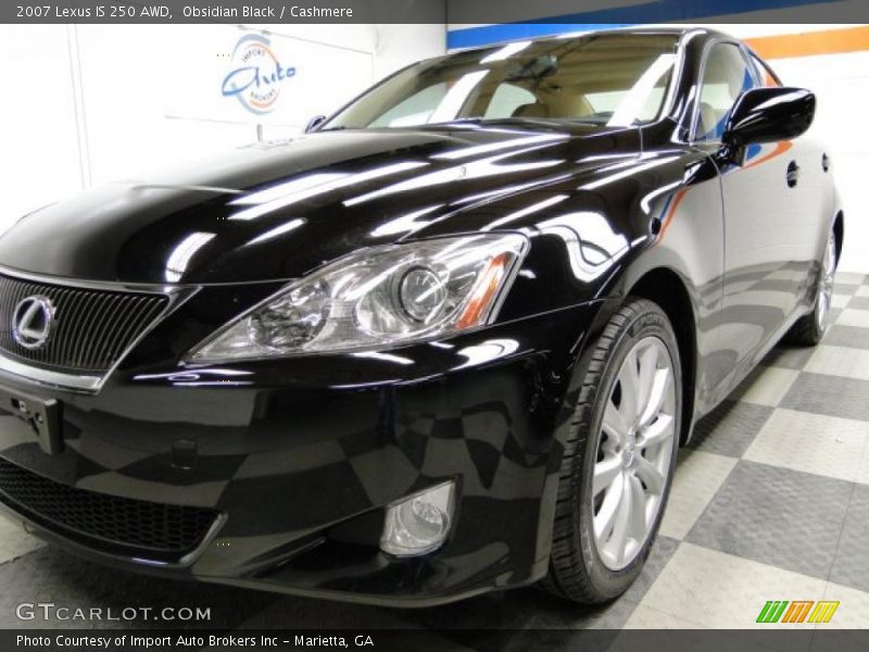 Obsidian Black / Cashmere 2007 Lexus IS 250 AWD