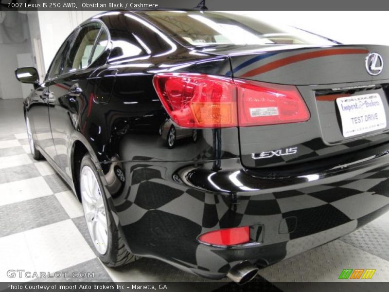 Obsidian Black / Cashmere 2007 Lexus IS 250 AWD