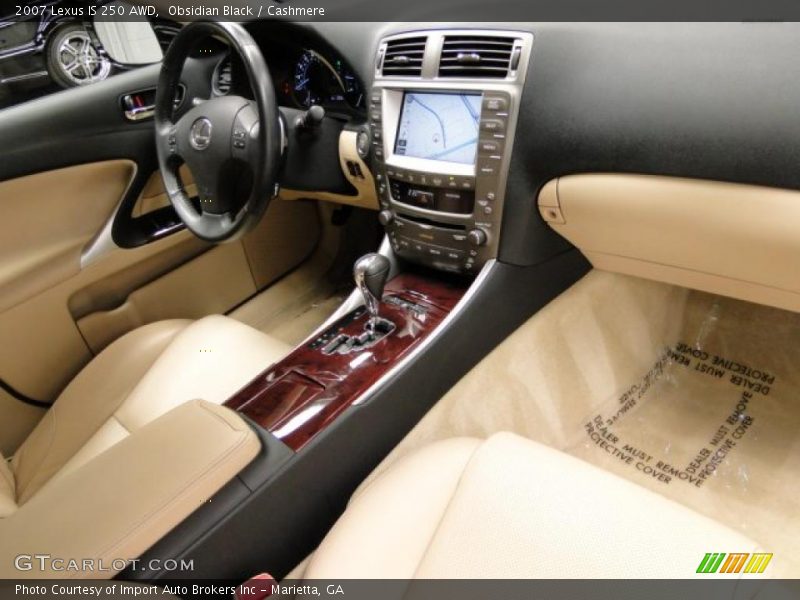Obsidian Black / Cashmere 2007 Lexus IS 250 AWD