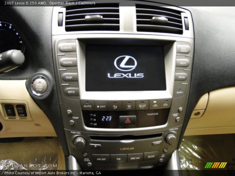 Obsidian Black / Cashmere 2007 Lexus IS 250 AWD
