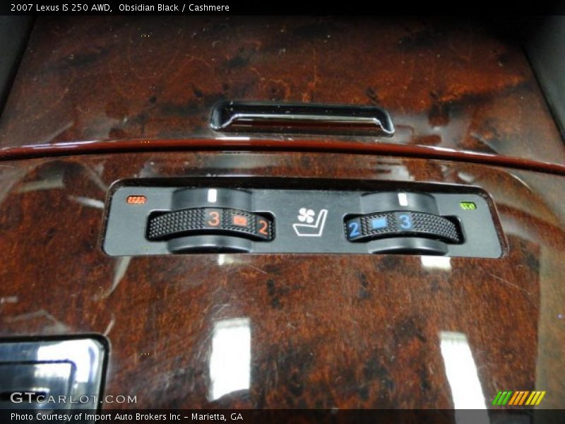 Obsidian Black / Cashmere 2007 Lexus IS 250 AWD