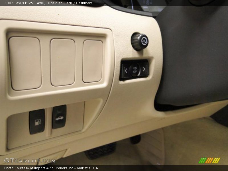 Obsidian Black / Cashmere 2007 Lexus IS 250 AWD
