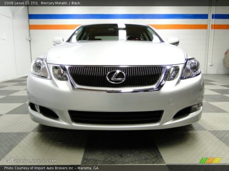 Mercury Metallic / Black 2008 Lexus GS 350
