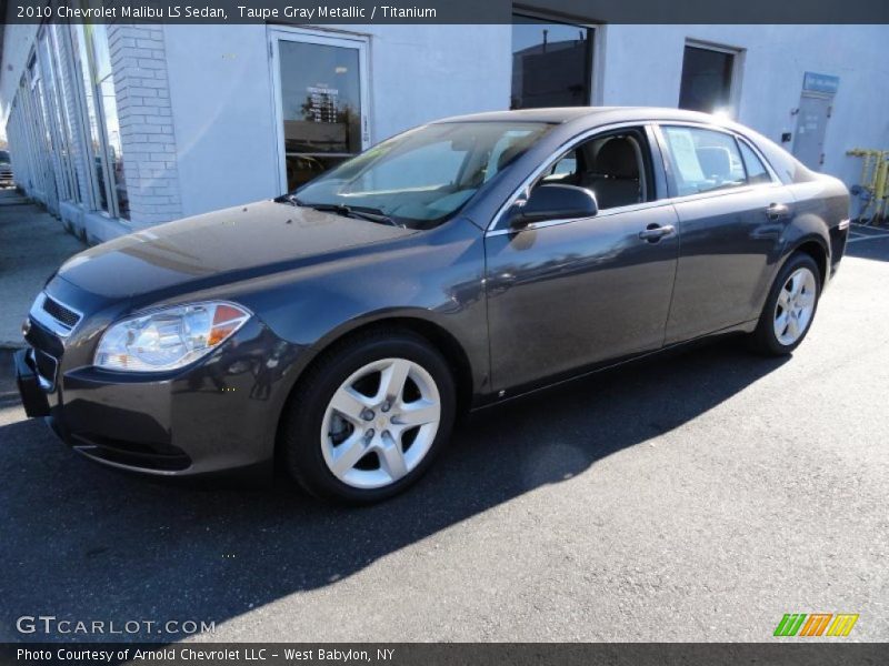 Taupe Gray Metallic / Titanium 2010 Chevrolet Malibu LS Sedan