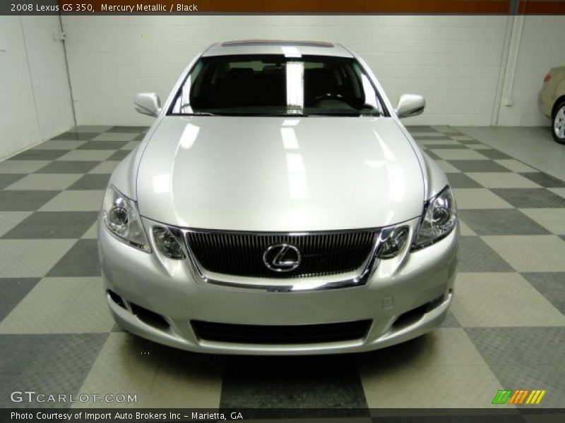 Mercury Metallic / Black 2008 Lexus GS 350