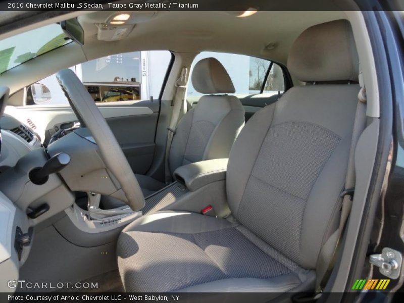 Taupe Gray Metallic / Titanium 2010 Chevrolet Malibu LS Sedan