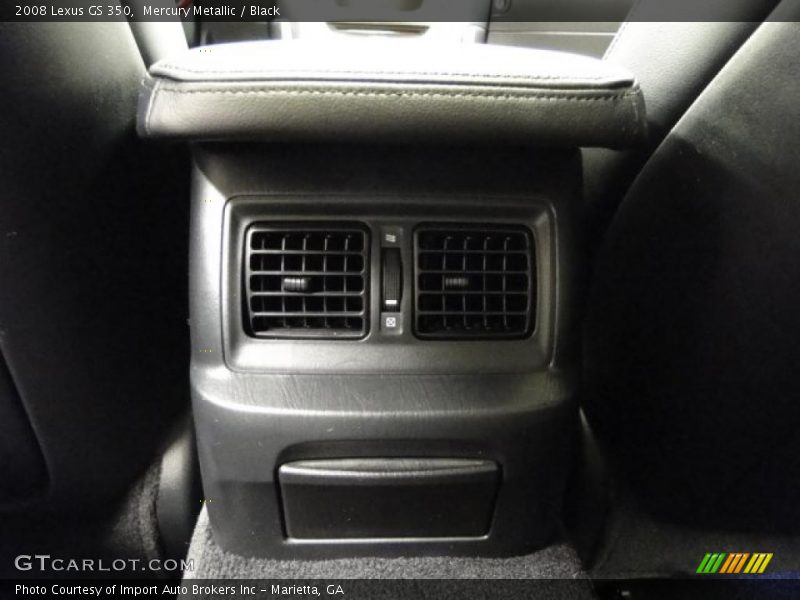 Mercury Metallic / Black 2008 Lexus GS 350