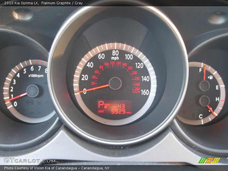  2010 Optima LX LX Gauges