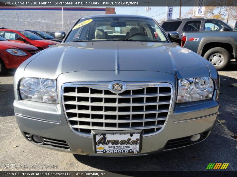 Silver Steel Metallic / Dark Khaki/Light Graystone 2007 Chrysler 300 Touring