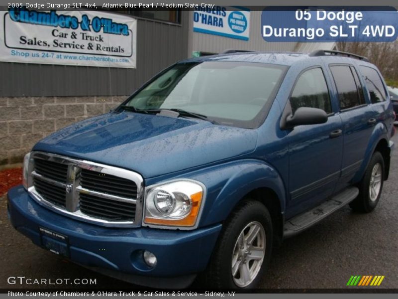 Atlantic Blue Pearl / Medium Slate Gray 2005 Dodge Durango SLT 4x4