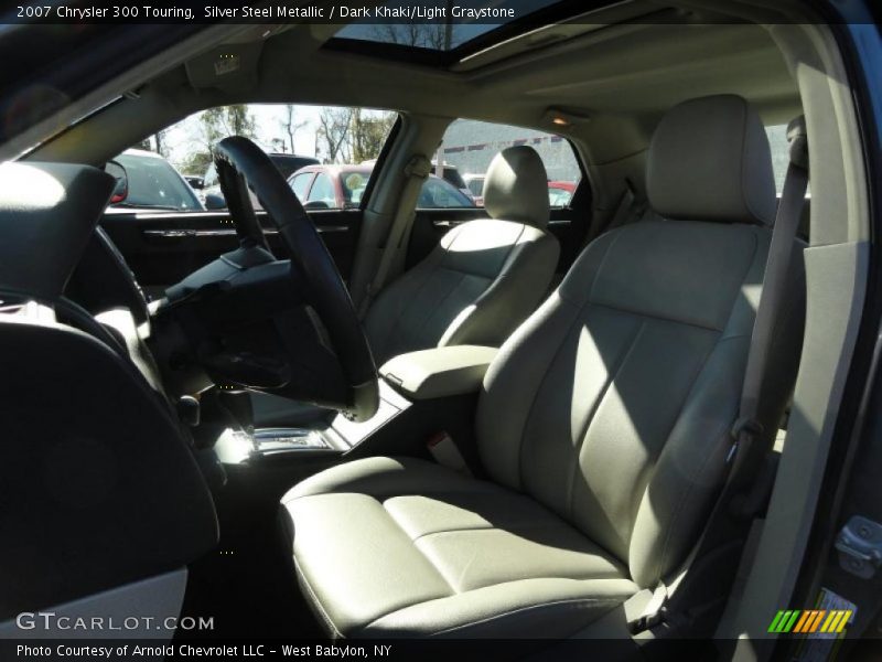 Silver Steel Metallic / Dark Khaki/Light Graystone 2007 Chrysler 300 Touring