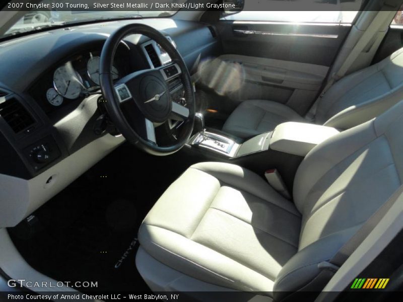 Silver Steel Metallic / Dark Khaki/Light Graystone 2007 Chrysler 300 Touring
