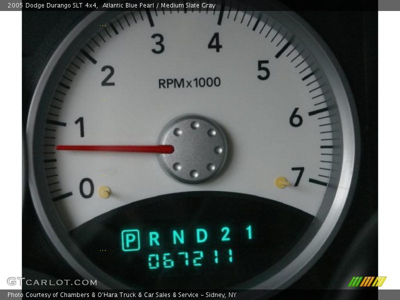 Atlantic Blue Pearl / Medium Slate Gray 2005 Dodge Durango SLT 4x4