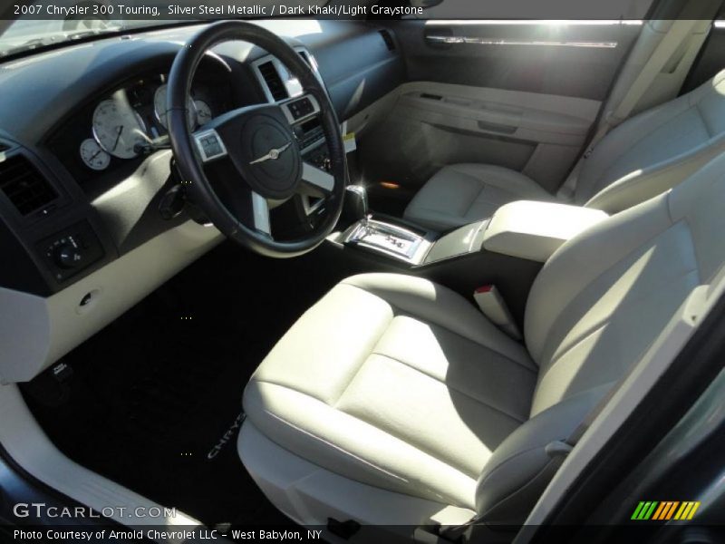 Silver Steel Metallic / Dark Khaki/Light Graystone 2007 Chrysler 300 Touring