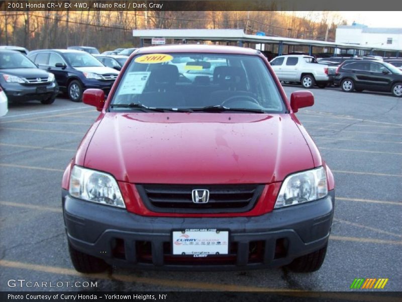 Milano Red / Dark Gray 2001 Honda CR-V EX 4WD