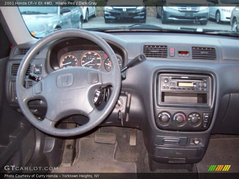 Milano Red / Dark Gray 2001 Honda CR-V EX 4WD