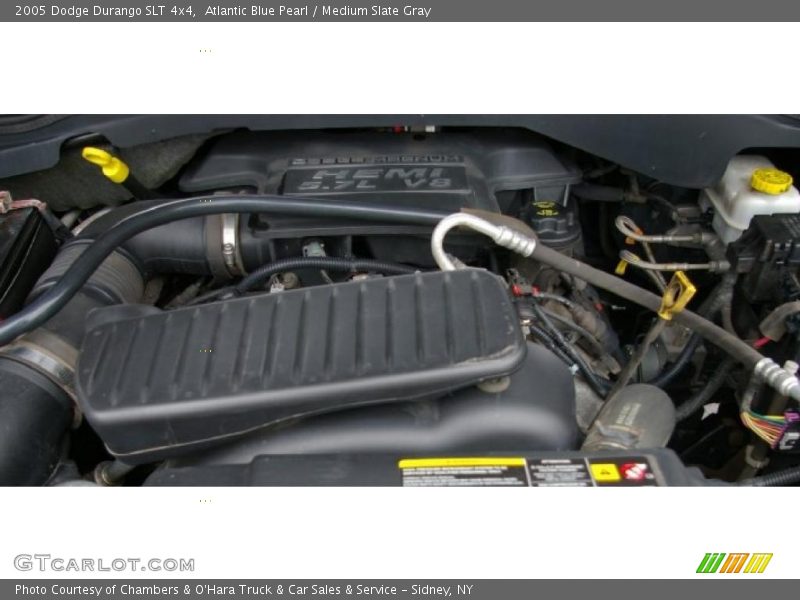 Atlantic Blue Pearl / Medium Slate Gray 2005 Dodge Durango SLT 4x4