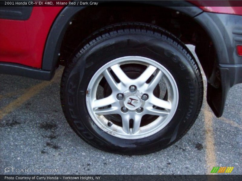 Milano Red / Dark Gray 2001 Honda CR-V EX 4WD