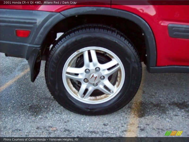 Milano Red / Dark Gray 2001 Honda CR-V EX 4WD